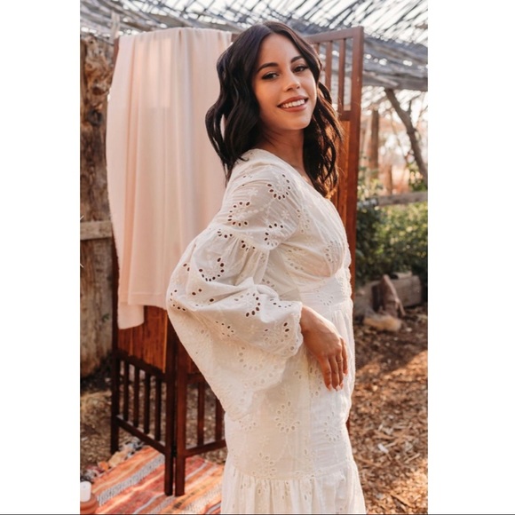 STEVIES SECRET DRESS - WHITE - Picture 7 of 7